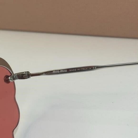 💯- New Authentic MIU MIU MU57U Irregular-Frame Sunglasses - Picture 12 of 14